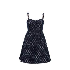 Lingzhi ONLY25 Spring and Summer New Temperament Reactive Dyed High Waist Suspender Short Denim Dress for Women Trendy