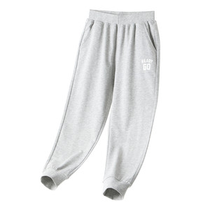 
Children's pants pure cotton summer thin sports pants for boys and girls, medium and large children's anti-mosquito pants, teenagers casual pants summer