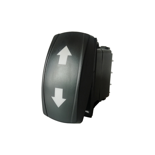 DIY 12V/24V Rocker Switch - Up/Down Arrow 3-Speed Self-Locking/Reset