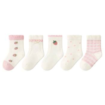 Nido Bear 2025 Baby Girl Cotton Socks Class A Boneless