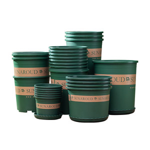 Flower pot plastic large clearance resin large manufacturers direct sales small special tray large caliber thickened gallopon basin home