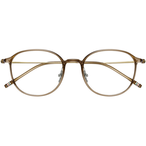 Ultra-light pure titanium myopia glasses frame for women can be matched with anti-blue light frame for professional online astigmatism lens