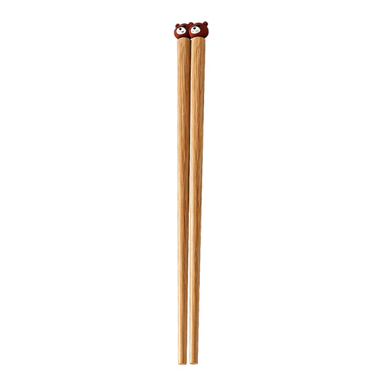 
BAETSIE children's chopsticks household high-end solid wood cartoon baby training chopsticks for primary school students over 3 years old