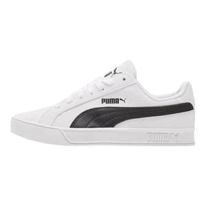
Bonded direct-haired Puma PUMA Smash men and women's leather black and white canvas small white shoes sports shoes 374754-01