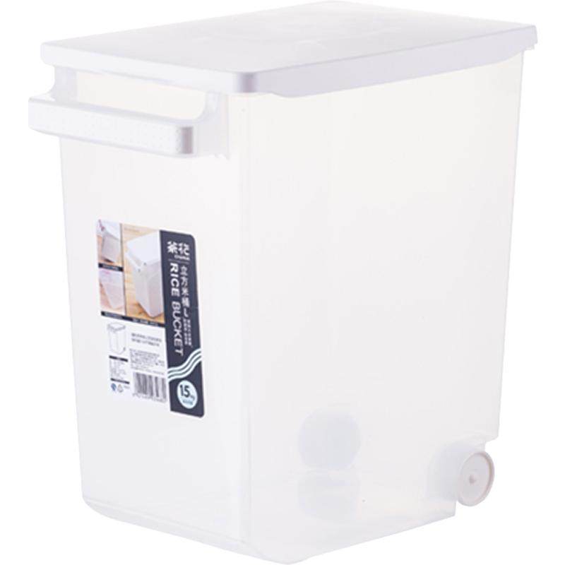 Camellia Rice Storage Box - 10/30kg Capacity - Airtight Kitchen Container