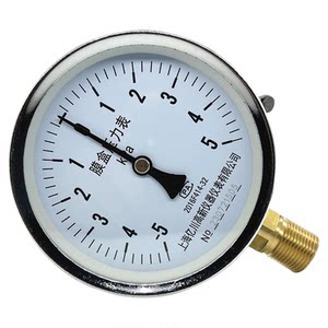 
Manufacturer direct sales membrane box pressure gauge YE100 plus or negative +-5KPA micro pressure gauge natural gas kPa meter full specification