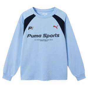 
PUMA new children's boys autumn long-sleeved T-shirt lightweight breathable POLO shirt fashionable loose sweatshirt t