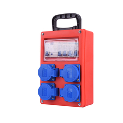 Portable Industrial Socket Box Outdoor Waterproof Mobile Power Box Second And Third Level Box Construction Site Temporary Maintenance Distribution Box