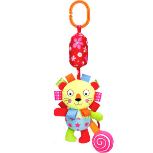 Newborn baby cart, pendant, wind chip bed hanging baby plush color bed bell ringing, suspending hanging ornament toy