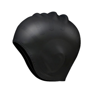 
Adult silicone ear protection swimming cap Men's and women's universal three-dimensional professional waterproof hair care high elastic enlarged swimming cap