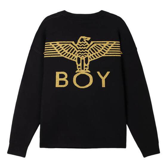 
BOYLONDON men's knitted sweater pullover spring trend Golden Eagle loose long-sleeved top N60907
