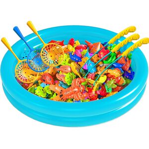
Playing in water, baby fishing toys, children's indoor home swimming pool, playing on the beach, boys and girls, 1-3 years old, 6 gifts