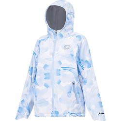 Li Ning Children's Jackets, Men's And Women's Small And Big Children's 2023 New Comprehensive Physical Series Hooded Reflective Plus Fleece Sportswear