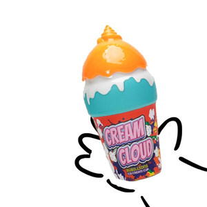 Ice cream without sprinkling bubble cup baby blow bubble water artifact internet celebrity toy baby child 2 years old + handheld bubble stick