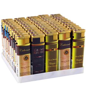 A large box of 50 windproof direct rush lighters can be inflatable and durable for home supermarket retail custom advertising printing