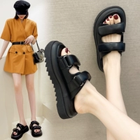 Модные тапочки для отдыха, коллекция 2022, из натуральной кожи, популярно в интернете