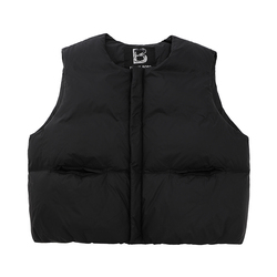 Bobo Pig Children's Clothing Children's Japanese Loose Down Vest Dupont Three-proof 2023 Winter Baby Retro Boys Top
