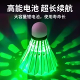 Светящиеся бадминтон -гусиноподорых с ветропроницаемыми нейлоновыми пластиковыми на открытом воздухе.