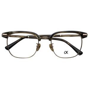 
LOHO shopping mall same style Alpha glasses frame half frame glasses frame myopia glasses men's plate trend LH07006