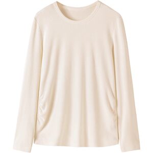 
Pregnant women's base shirt top autumn and winter style inner wear pregnant women's autumn clothes and autumn pants suit ribbed outer wear pregnancy thermal underwear