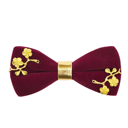 Luo Meng Flower Girl Bow Tie British Style Baby Boy Double Small Bow Tie Children's Performance Bow Birthday Accessories