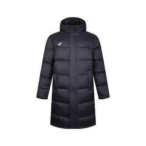 Decathlon long down jacket men and women in winter cold and over -the -knee football outer jacket duck down outdoor cotton clothing SAT5
