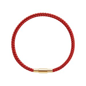 Waterproof steel wire rope hand rope transshipment pearl red hand rope bracelet bracelet red rope DIY bead bracelet female
