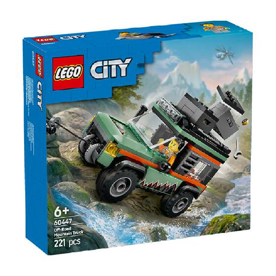 
LEGO 4x4 mountain off-road vehicle 60447 children's building block toy [6 warehouse authentic goods]