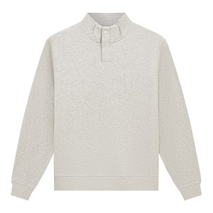 
[Machine washable yak wool] Shirushi men's high-intellectual style knitted sweater round neck half turtleneck pullover stand collar sweater