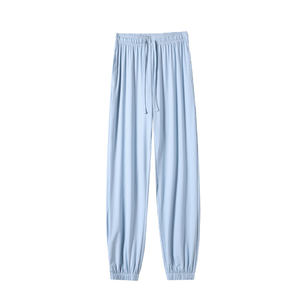 
High school and junior high school students tall girl with extended version sun protection pants Xia Bingsi small foot lantern Harlen sports pants