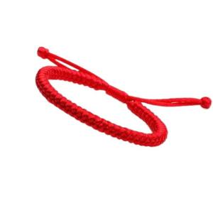 Men and women's diamond knot hand-woven bracelet rope anklet rope new style student couple bracelet foot rope red rope