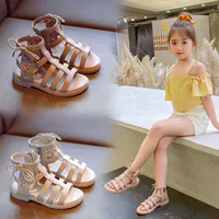 Летние сандалии, модный детский высокий наряд маленькой принцессы, в корейском стиле, подходит для подростков