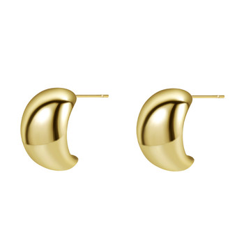 
Small Silver Bean Earrings for Women Silver Needle 2024 New Hot Style