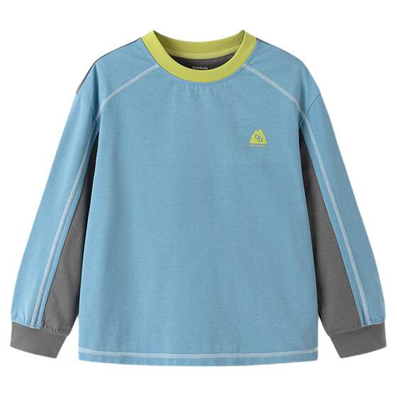 
Balabala children's clothing boys' long-sleeved T-shirt children's skin-friendly bottoming spring and autumn clothing sun protection inner wear outdoor versatile cool