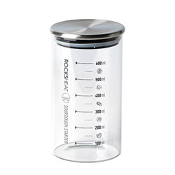 rocksheat food grade glass sealed jar kitchen