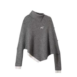 Couple outfit autumn and winter 2025 new ins super hot sweater men and women Korean loose French knitted sweater jacket trendy brand
