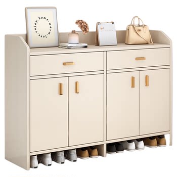 
Shoe cabinet household door storage cabinet integrated