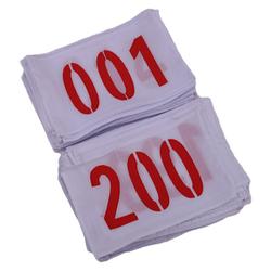 Track And Field Number Bib Number Book Scoring Code Athlete Number Polyester Cotton Material Does Not Shrink And Can Be Customized