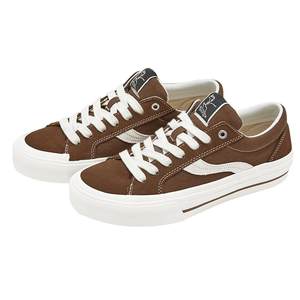 
oddCIRKUS Astley Pro chestnut brown retro street skateboard shoes 2025 canvas shoes for men and women