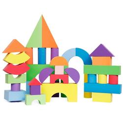 Eva Foam Building Blocks Large Enlightenment 1 Boys And Girls Baby 2 Years Old 3 Soft Sponge Blocks Assembled Educational Children's Toys