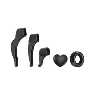 Glasses anti slip tool, anti slip silicone sleeve, ear hook support, children's eye frame, leg anti fall fixing hook, sports trailer