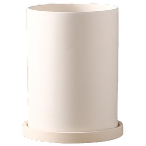 Ceramide roasted embryo breathable water absorption Clampoo pot pot, Nordic simple can draw large green plant tiger Pilan flower pot