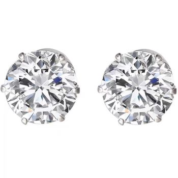 Magnetic zircon ear clip without ear piercing ear bone clip for men and women
