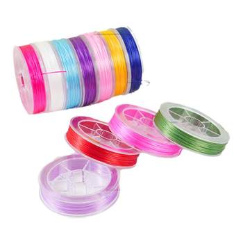 Bracelet Stranging Crystal String Beads Plasma Niu Jun Plies of Beads Playing Flat Wiring Looping, Flying wear -resistant rubber band
