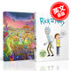 瑞克和莫蒂1-4季动画设定集 全套2册 英文原版 The Art of Rick and Morty Vol.1+2 科幻成人动画 精装艺术画册 封面荧光底纹