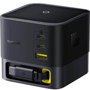 
Beisi Nomos GaN charger 100W desktop charging station 65W multi-port USB fast charging suitable for Apple 17promax mobile phone charging head type flash charging laptop plug workstation