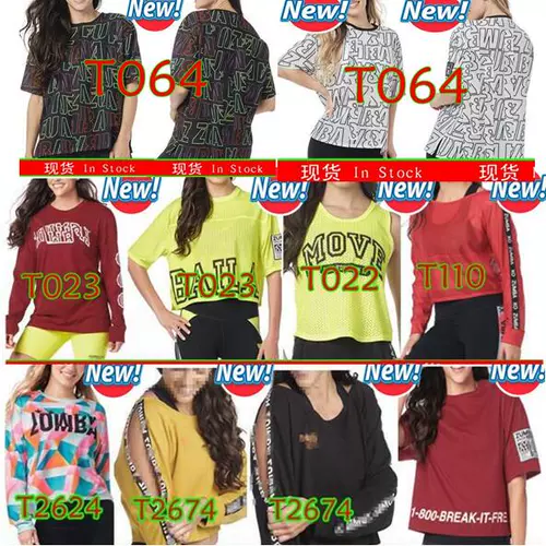 ZW Fitness Dance Server Короткий рукав T -Fork 2674 023 025 098 153 174 195 190