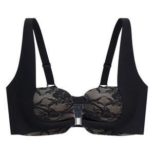 
[Front buttons are strongly gathered] Ivis looks big gathered underwear for women with breasts that are not sagging and ringless bra set