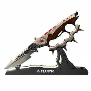 
Delta Operation Peripheral Creed Luminous Base Melee Metal Weapon Model S7 Knife Skin Alloy Ornament Toy