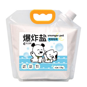 
Pet supplies explosive salt baking soda antibacterial and mite removal decontamination removal yellow urine stains whitening active oxygen pet laundry detergent